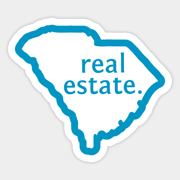 South Carolina State Real Estate T-Shirt Sticker by Proven By Ruben
